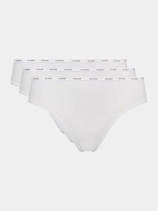Guess Komplet 3 par fig klasycznych O4GG15 K6YW1 Biały. Białe komplety bielizny Guess, z aplikacjami, z bawełny. Za 89,99 zł.