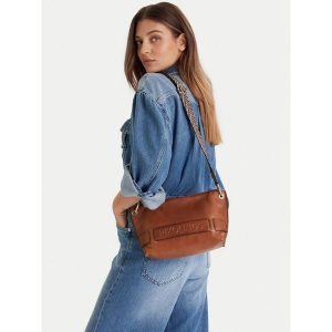 Torebka Pikolinos. Brązowe torebki klasyczne Pikolinos, bez wzorów, bez dodatków. Za 699,99 zł.