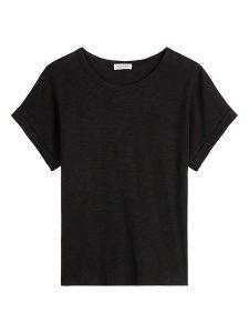 Marc O´Polo Koszulka w kolorze czarnym rozmiar: XL. Czarne bluzki xl, bez wzorów, z bawełny, bez kołnierzyka, bez ramiączek. Za 109,78 zł.