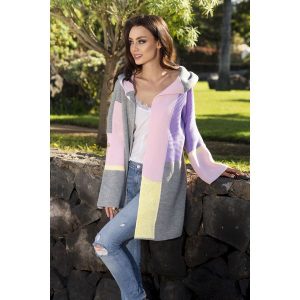 Unikalny sweter kardigan multikolor ls204. Kardigany marki LEMONIADE. W wyprzedaży za 119,00 zł.
