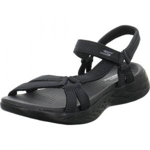 Buty treningowe damskie Skechers Brilliancy czarne. Czarne buty trekkingowe Skechers, z tkaniny, bez zapięcia. Za 229,99 zł.