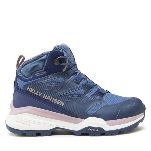Trekkingi Helly Hansen. Niebieskie buty sportowe Helly Hansen, bez wzorów, bez zapięcia, trekkingowe. Za 439,99 zł.