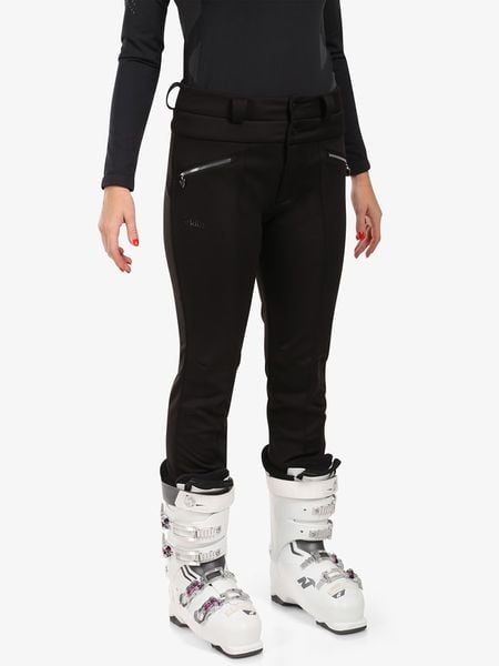 Kilpi Softshellowe spodnie narciarskie "Maura" w kolorze czarnym rozmiar: 36. Czarne spodnie dresowe Kilpi, bez wzorów. Za 340,18 zł.