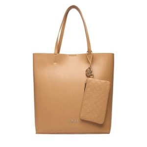 Torebka Nine West. Brązowe shopper bag Nine West, bez wzorów, bez dodatków. Za 199,99 zł.