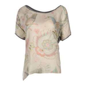 Desigual Desigual T-Shirt Damski Clarette L Szary. T-shirty marki Desigual. W wyprzedaży za 186,00 zł.