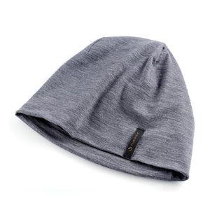 Czapka zewnetrzny dorosly Therm-ic Temperate Ultra Light Natural BE ultralekka. Szare czapki THERM-IC, bez wzorów, z lyocellu. Za 149,00 zł.