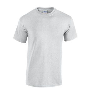 Ciężka Bawełniana Koszulka Unisex Dla Dorosłych. Fioletowe bluzki GILDAN, xl, bez wzorów, z bawełny, sportowe, bez kołnierzyka, bez ramiączek. Za 29,99 zł.
