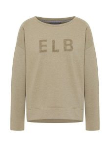 ELBSAND Bluza "Aruna" w kolorze szarobrązowym rozmiar: M. Brązowe bluzy ELBSAND, m, bez wzorów, bez kaptura. Za 140,53 zł.