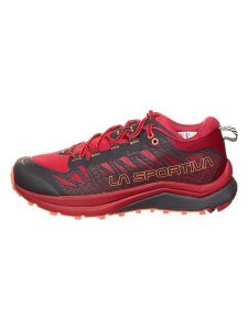 LA SPORTIVA Buty "Jackal II GTX" w kolorze czerwonym do biegania rozmiar: 39,5. Czerwone buty sportowe La Sportiva, bez wzorów, z materiału, bez zapięcia, do biegania. Za 461,21 zł.