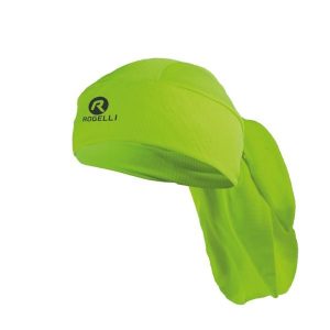 Chusta rowerowa Rogelli Bandana. Żółte apaszki i chusty Rogelli, bez wzorów, z materiału. Za 46,00 zł.
