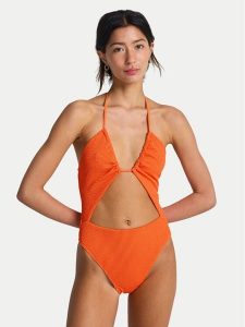 Billabong Strój kąpielowy EBJX100115 Pomarańczowy. Brązowe stroje jednoczęściowe Billabong, bez wzorów, z syntetyku. Za 369,99 zł.