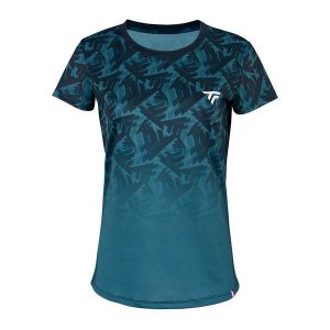 Koszulka tenisowa damska Tecnifibre X-Loop Tee. Niebieskie bluzki TECNIFIBRE, s, bez wzorów, sportowe, bez kołnierzyka, bez ramiączek. Za 179,99 zł.