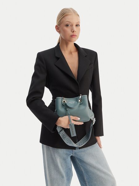Emporio Armani Torebka EW000382 AF12036 M9110 Niebieski. Niebieskie torebki klasyczne Emporio Armani, bez wzorów, ze skóry, bez dodatków. Za 676,99 zł.