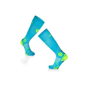 Skarpety uciskowe do biegania 3/4 Skarpety uciskowe Turkusowo-żółte. Niebieskie skarpetki TRY TO FLY, bez wzorów. W wyprzedaży za 88,76 zł.