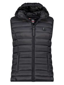 Canadian Peak Kamizelka pikowana "Vakitaleak" w kolorze czarnym rozmiar: XXL. Czarne kamizelki Canadian Peak, xxl, bez wzorów, bez kołnierzyka, bez ramiączek, bez kaptura. Za 127,35 zł.