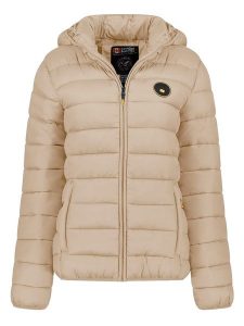 Canadian Peak Kurtka pikowana "Atikamapeak" w kolorze beżowym rozmiar: XL. Brązowe kurtki Canadian Peak, xl, bez wzorów, bez kaptura. Za 170,87 zł.