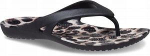 Japonki Dla Dorosłych Crocs Kadee II Graphic Flip. Czarne klapki Crocs, bez wzorów, z materiału, bez obcasa. Za 71,99 zł.