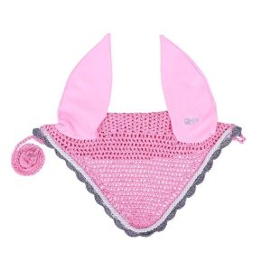Czapka dla konia Q-essentials Color. Czerwone czapki QHP, bez wzorów, z bawełny. Za 83,50 zł.