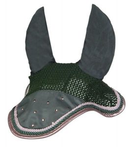 Krótki kapelusz dla koni HKM Copper Kiss Spezial. Zielone kapelusze HKM, bez wzorów, eleganckie. Za 155,00 zł.