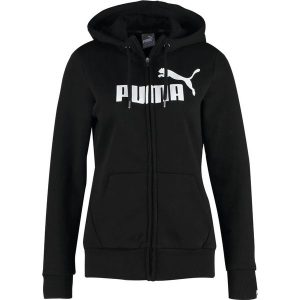 Puma ESS LOGO Bluza rozpinana black. Bluzy marki Puma. W wyprzedaży za 174,30 zł.