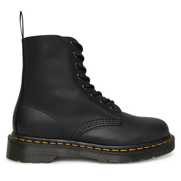 Trapery Dr. Martens. Czarne buty zimowe Dr. Martens, bez obcasa, bez zapięcia. Za 929,99 zł.