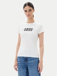 BOSS T-Shirt Endora 50545287 Biały Regular Fit. Białe t-shirty Boss, l, bez wzorów, z bawełny, bez kołnierzyka, bez ramiączek. Za 199,99 zł.