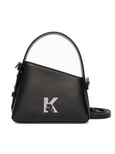 Karl Lagerfeld Jeans Torebka A3W30289 Czarny. Czarne torebki klasyczne Karl Lagerfeld Jeans, bez wzorów, z jeansu, bez dodatków. Za 449,99 zł.
