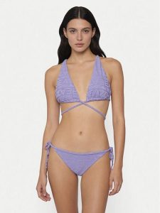 EA7 Emporio Armani Bikini 7W001067 AF20662 FA008 Niebieski. Niebieskie bikini EA7 Emporio Armani, bez wzorów, z syntetyku. Za 268,99 zł.