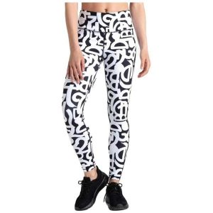 Legginsy fitness damskie Dare2B Influential. Białe legginsy Dare 2b, bez wzorów, ze skóry. Za 73,85 zł.