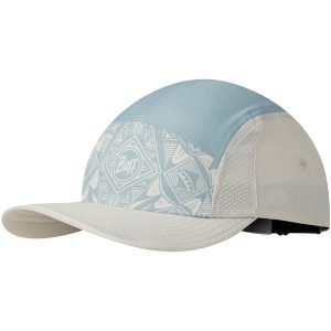 Czapka z daszkiem BUFF 5 PANEL GO CAP ESSI FLINT. Żółte czapki Buff, bez wzorów, sportowe. Za 148,30 zł.