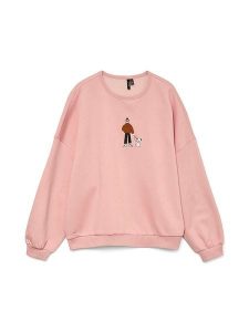 Vero Moda Bluza w kolorze jasnoróżowym rozmiar: S. Różowe bluzy Vero Moda, s, bez wzorów, z bawełny, bez kaptura. Za 136,45 zł.