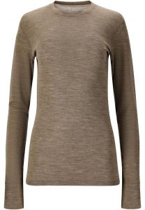 Koszulka termoaktywna damska Whistler Cerro Merino. Brązowe koszule nocne WHISTLER, bez wzorów, z lyocellu, bez ramiączek. Za 219,00 zł.