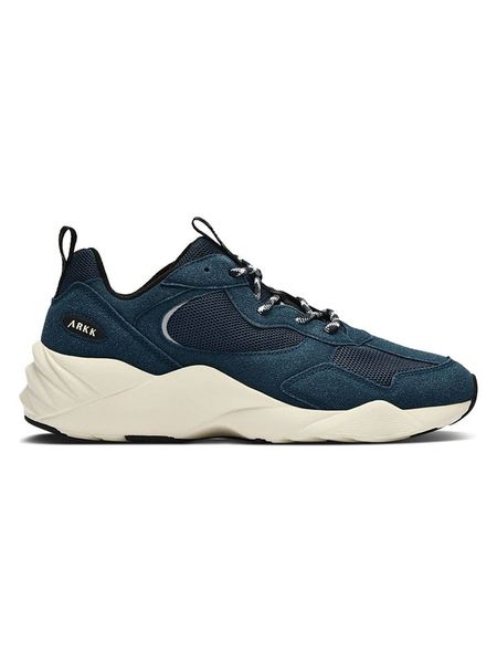 ARKK Copenhagen Sneakersy "Kanetyk" w kolorze granatowym rozmiar: 42. Niebieskie trampki Arkk Copenhagen, bez wzorów, z materiału, bez zapięcia. Za 236,06 zł.