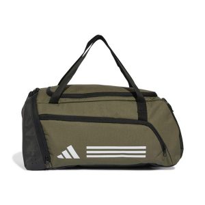 Torba adidas Essentials 3-Stripes Duffel S. Zielone torby podróżne i sportowe ADIDAS, bez wzorów, z materiału, na ramię. Za 128,99 zł.