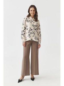 TATUUM Bluzka w kolorze kremowo-czarnym rozmiar: 44. Brązowe bluzki Tatuum, bez wzorów, bez kołnierzyka, bez ramiączek. Za 127,35 zł.