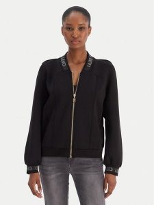 Liu Jo Sport Bluza TF5090 J4616 Czarny Regular Fit. Czarne bluzy Liu Jo Sport, s, bez wzorów, z syntetyku, bez kaptura. Za 377,99 zł.
