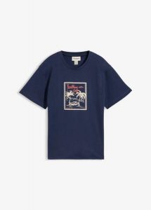 T-shirt z czystej bawełny organicznej. Białe t-shirty bonprix, bez wzorów, z bawełny, bez kołnierzyka, bez ramiączek. Za 19,99 zł.