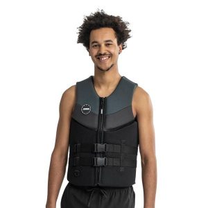 Kamizelka ratunkowa z neoprenu Jobe Sports. Szare kamizelki JOBE, s, bez wzorów, z neoprenu, bez kołnierzyka, bez ramiączek, bez kaptura. Za 379,99 zł.