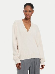 Kontatto Sweter 3M0177 Écru Regular Fit. Swetry klasyczne Kontatto, m, z syntetyku, bez kołnierzyka. Za 279,99 zł.