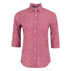 Damska Lekka Koszula W Kwiaty Kinnis. Czerwone koszule Regatta, bez wzorów, bez kołnierzyka, bez ramiączek. Za 70,99 zł.