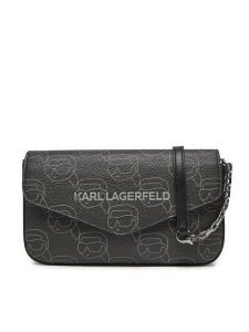 KARL LAGERFELD Torebka A1W32045 Czarny. Czarne torebki klasyczne KARL LAGERFELD, bez wzorów, ze skóry, bez dodatków. Za 509,99 zł.