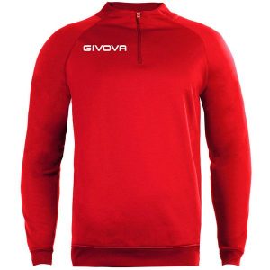 Bluza piłkarska dla dorosłych Givova Maglia Tecnica czerwona. Czerwone bluzy Givova, xl, bez wzorów, bez kaptura. Za 125,80 zł.