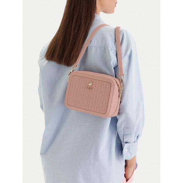 Torebka Beverly Hills Polo Club. Czerwone listonoszki Beverly Hills Polo Club, bez wzorów, bez dodatków. Za 249,99 zł.