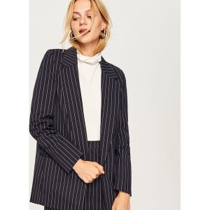 Elegancki żakiet - Granatowy. Marynarki i żakiety marki Reserved. W wyprzedaży za 39,99 zł.