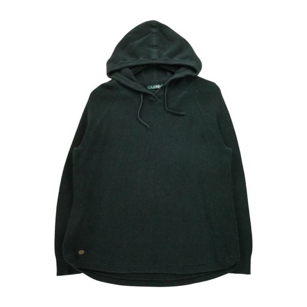 Second life - Bluza z kapturem dla kobiet Czarna - Stan bardzo dobry. Czarne golfy Ralph Lauren, bez wzorów. Za 88,79 zł.