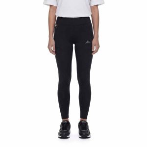 Damskie legginsy Kappa Idva. Czarne legginsy Kappa, bez wzorów. Za 257,00 zł.