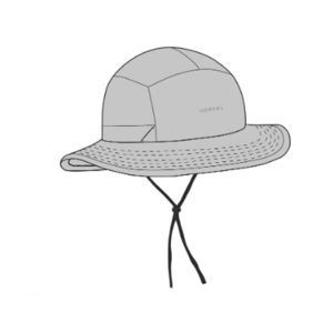 Kapelusz do biegania w terenie Kiprun. Szare kapelusze KIPRUN, bez wzorów, z materiału, sportowe. Za 89,99 zł.