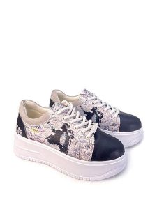 Goby Skórzane sneakersy ze wzorem rozmiar: 39. Trampki Goby, bez wzorów, bez zapięcia. Za 260,99 zł.