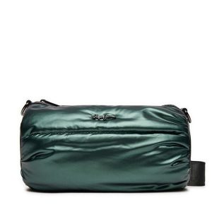 Torebka Pepe Jeans. Zielone torebki klasyczne Pepe Jeans, bez wzorów, z jeansu, bez dodatków. Za 189,99 zł.