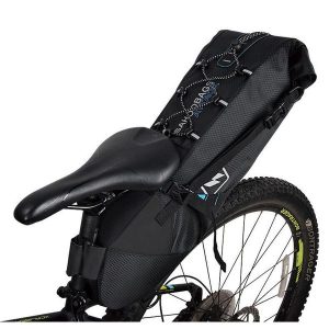 Sakwa rowerowa pod siodełko SAHOO - Bikepacking. Czarne torebki klasyczne SAHOO, bez wzorów, z nylonu, bez dodatków. Za 169,90 zł.